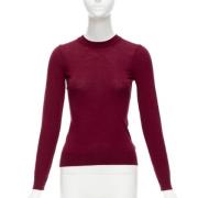 Pre-owned Wool tops Alaïa Pre-owned , Red , Dames