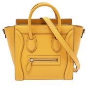 Pre-owned Leather celine-bags Celine Vintage , Yellow , Dames