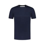 Casual Katoenen T-Shirt Gran Sasso , Blue , Heren