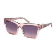 Stijlvolle Zonnebril 57Z Guess , Pink , Dames