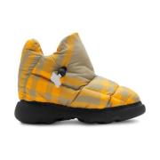 Vintage Check Slip-On Sneakers Geel Burberry , Multicolor , Dames