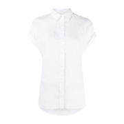 Wit Logo Shirt Ralph Lauren , White , Dames