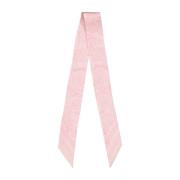 Barocco Bandeau Zijden Sjaal Versace , Pink , Dames