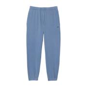Blauwe Sweatpants Biologisch Katoen Regular Fit Lacoste , Blue , Heren