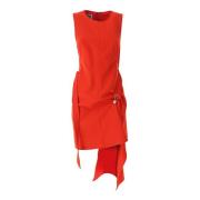 Korte Casual Jurk Moschino , Red , Dames