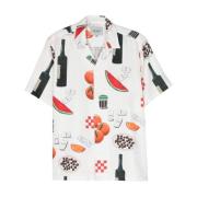 Grafische Print Diner Overhemd Carhartt Wip , Multicolor , Heren