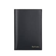 Zwarte leren portemonnee gehamerd textuur PS By Paul Smith , Black , H...