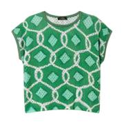 Groene Sweater Actitude Collectie Twinset , Multicolor , Dames