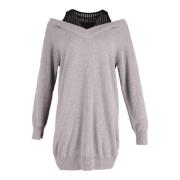 Pre-owned Cotton dresses Alexander Wang Pre-owned , Gray , Dames