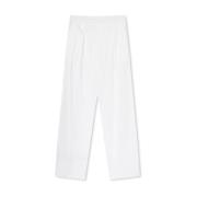 Witte Ola Broek - Stijlvol en Chic Graumann , White , Dames