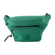 Waterdichte Nylon Heuptas met Rits Moncler , Green , Heren