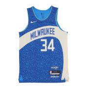 Giannis Antetokounmpo NBA City Edition Shirt 2023/24 Nike , Blue , Her...