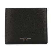 Zwarte Billfold Portemonnee voor Mannen Michael Kors , Black , Heren