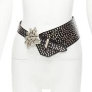 Pre-owned Leather belts Isabel Marant Pre-owned , Black , Dames