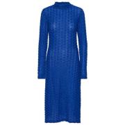 Blauwe Bubble Wrap Jurk Slim Fit Henrik Vibskov , Blue , Dames