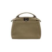 Pre-owned Leather fendi-bags Fendi Vintage , Gray , Dames