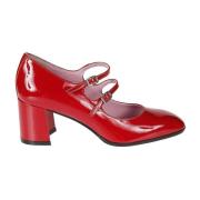 Rode Lakleren Schoenen Carel , Red , Dames