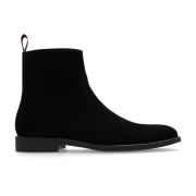 Leren enkellaarzen PS By Paul Smith , Black , Heren