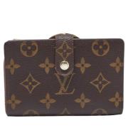 Pre-owned Coated canvas wallets Louis Vuitton Vintage , Brown , Dames