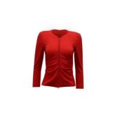 Viscose outerwear Armani , Red , Dames