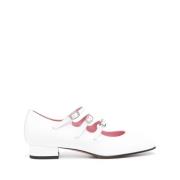 Witte Mary Jane Patent Leren Schoenen Carel , White , Dames