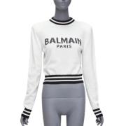 Pre-owned Wool tops Balmain Pre-owned , Beige , Dames