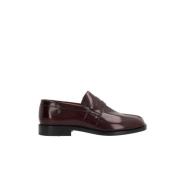 Donkerbruin Geborsteld Leren Split-Teen Loafers Maison Margiela , Brow...