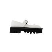 Leather flats JW Anderson , White , Dames