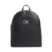 Zwarte Domed Rugzak voor Vrouwen Calvin Klein , Black , Dames