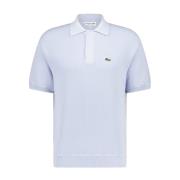 Logo Applique Relaxed-Fit Polo Shirt Lacoste , Blue , Heren