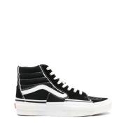 Hoge Top Skate Schoenen Zwart/Wit Vans , Black , Unisex