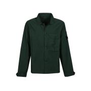 Lange mouwen shirt in Ottomaanse stijl C.p. Company , Green , Heren