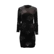 Polyester dresses Ganni , Black , Dames