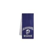 Wool scarves Alexander McQueen , Blue , Heren