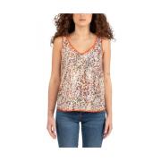 Geluksvrouw Top Luckylu , Multicolor , Dames