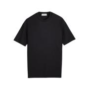 Korte Mouw Ronde Hals T-shirt Filippo De Laurentiis , Black , Heren