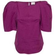 Pre-owned Fabric tops Isabel Marant Pre-owned , Purple , Dames