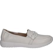 Witte Softnap Casual Gesloten Loafers Caprice , White , Dames