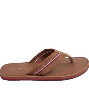 Winter Cognac Flip Flops Bruin Tommy Hilfiger , Brown , Heren