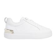 Witte Lux Court Sneaker Dames Tommy Hilfiger , White , Dames