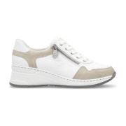 Witte Sneakers voor Vrouwen Rieker , White , Dames