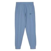 Blauwe Fox Head Patch Joggingbroek Maison Kitsuné , Blue , Heren