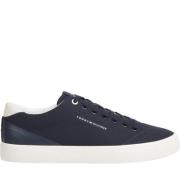 Blauwe Lage Zomer Sneakers Tommy Hilfiger , Blue , Heren