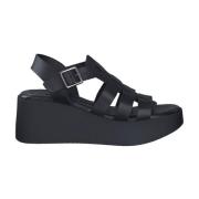 Zwarte Casual Open Sandalen Tamaris , Black , Dames