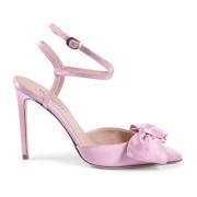 Stijlvolle Satijnen Enkelband Stiletto's Dee Ocleppo , Pink , Dames