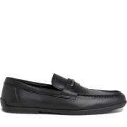 Zwarte Metalen Bar Loafers Calvin Klein , Black , Heren