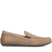 Bruine Klassieke Gesloten Mocassins Loafers Rieker , Brown , Heren