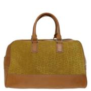 Pre-owned Canvas totes Celine Vintage , Yellow , Dames