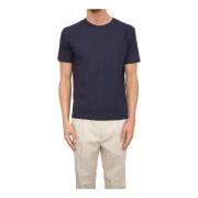 Blauwe Jersey T-Shirt Paolo Pecora , Blue , Heren