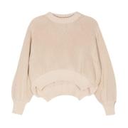 Bruine Sweaters voor Mannen Roberto Collina , Brown , Dames